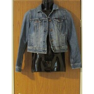 AE American Eagle Classic Women's Denim Jacket Sz M